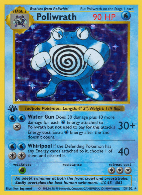 Poliwrath (Base) #13 card art