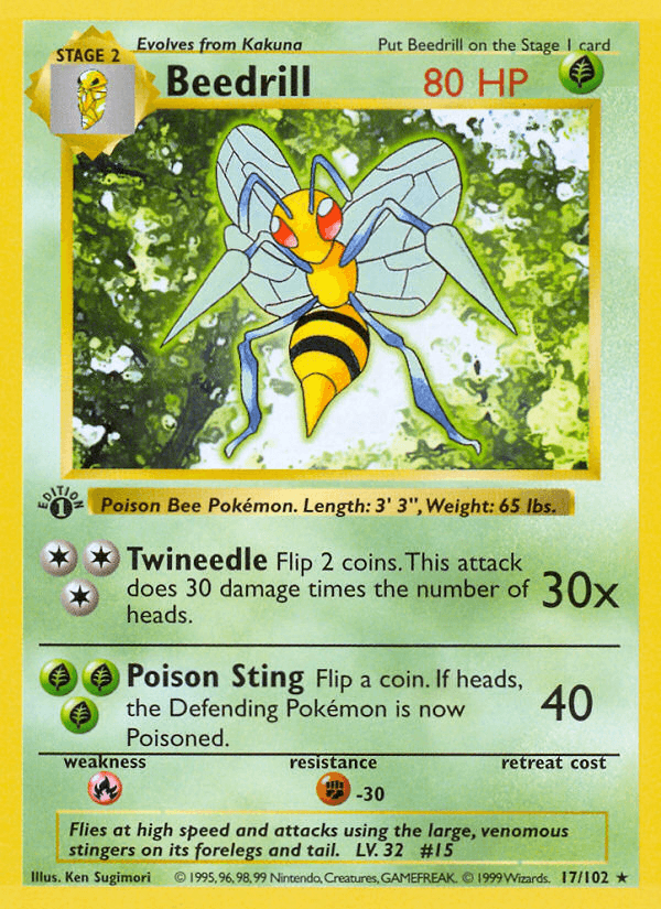 Beedrill (Base) #17