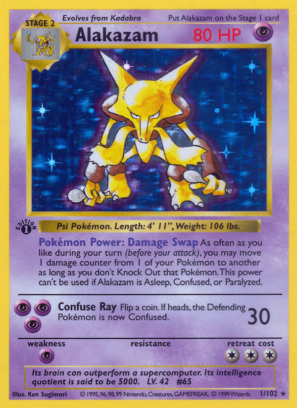 Alakazam (Base) #1 card art