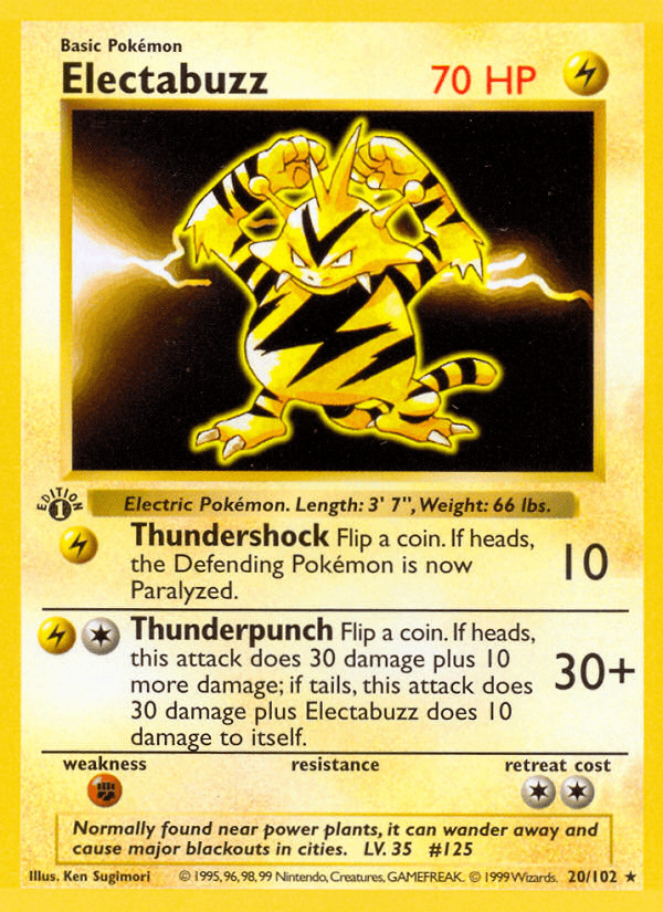 Electabuzz (Base) #20