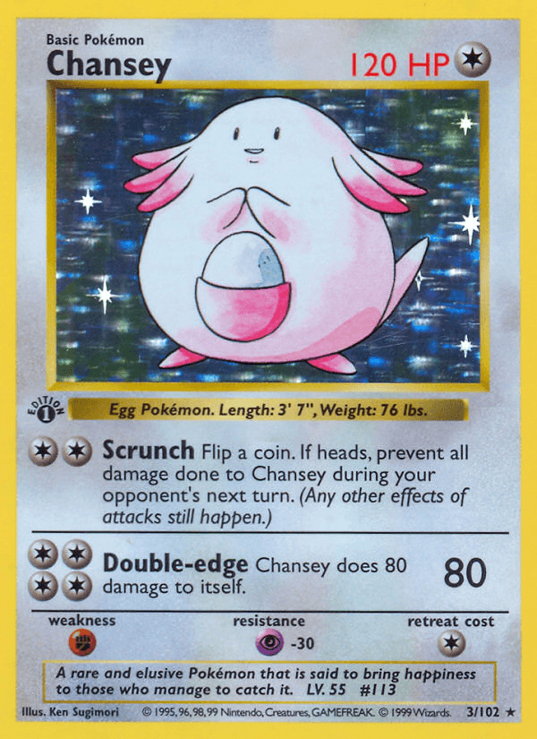 Chansey (Base) #3 card art