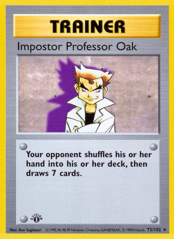 Impostor Professor Oak (Base) #73 card art
