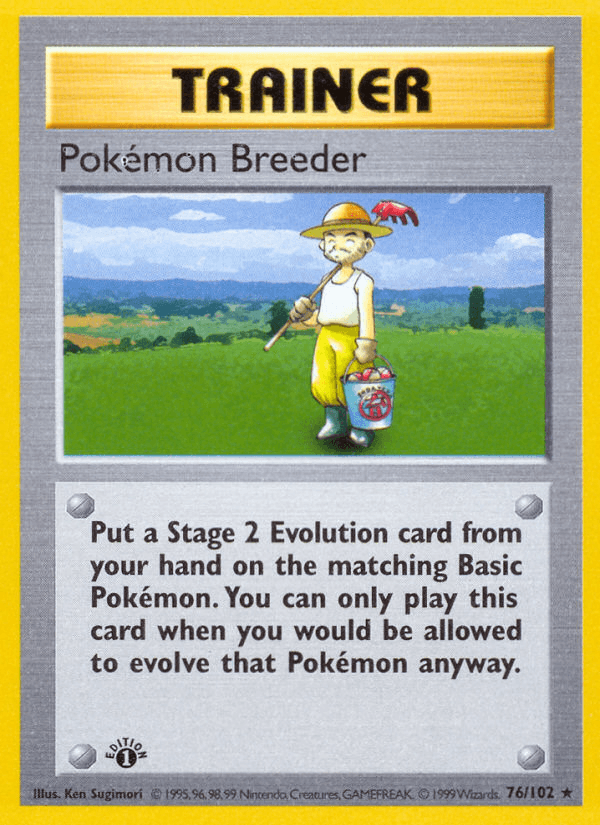 Pokémon Breeder (Base) #76 card art