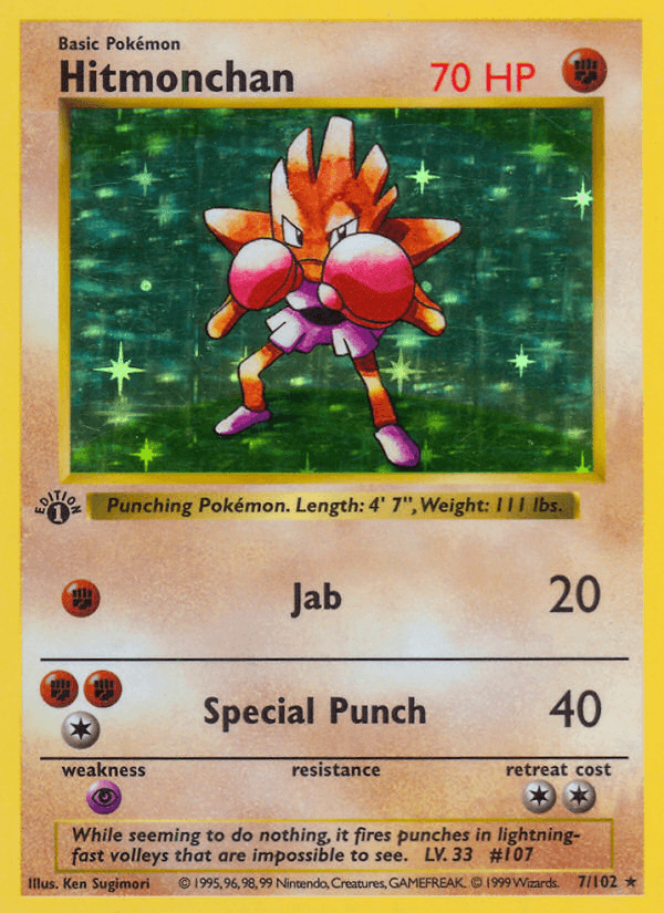 Hitmonchan (Base) #7 card art