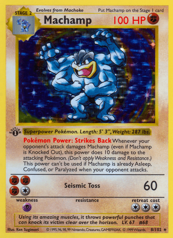 Machamp (Base) #8 card art