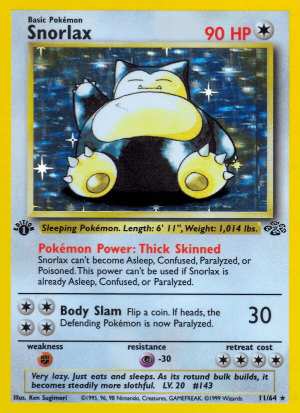 Snorlax (Jungle) #11 card art