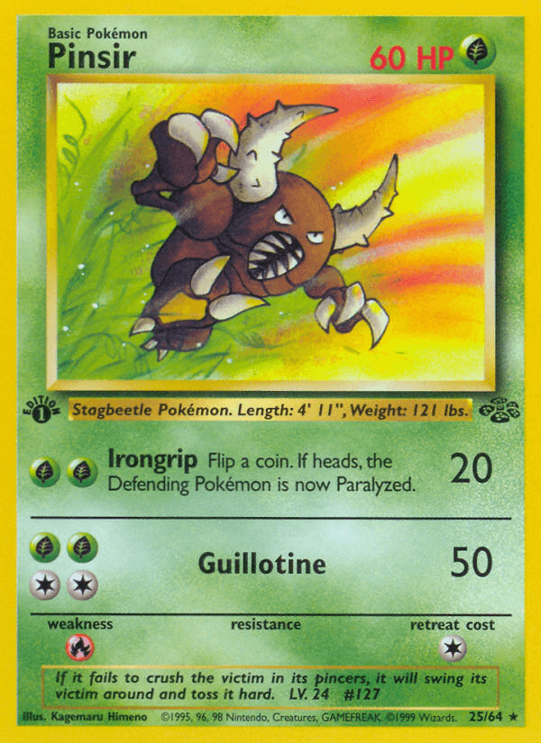Pinsir (Jungle) #25 card art