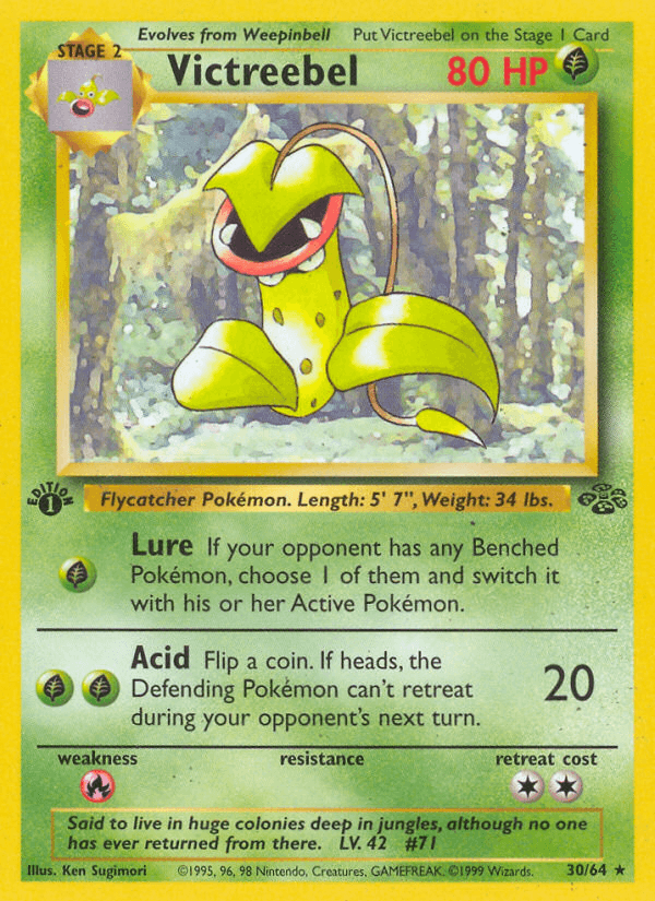 Victreebel (Jungle) #30 card art