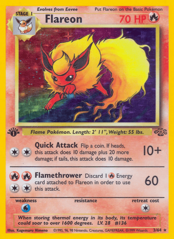 Flareon (Jungle) #3 card art