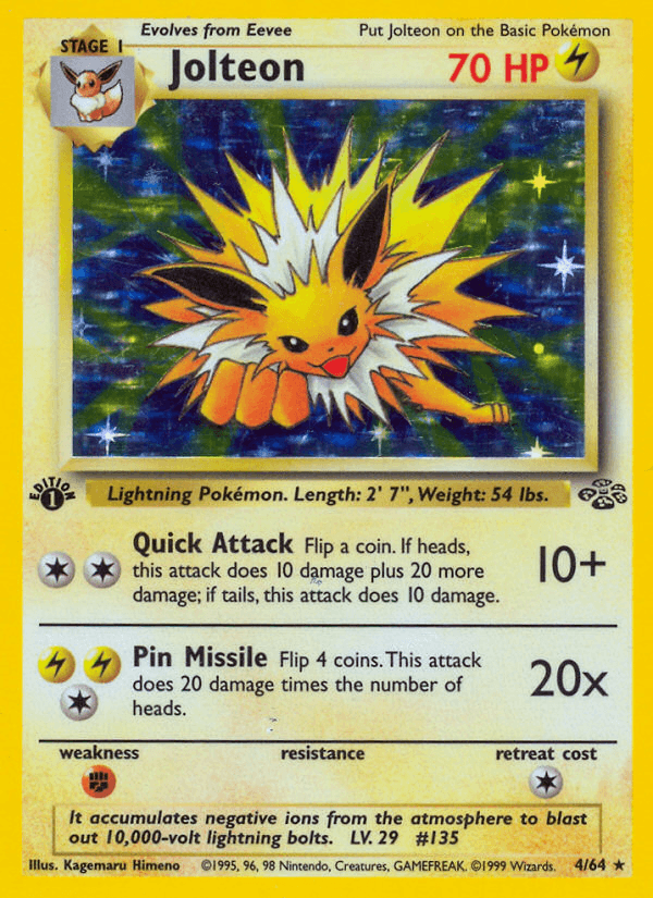 Jolteon (Jungle) #4 card art