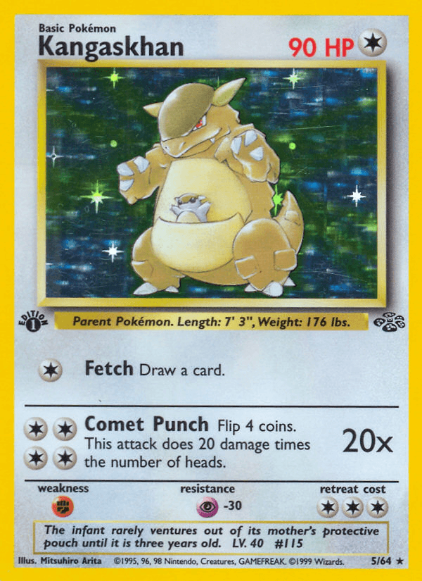 Kangaskhan (Jungle) #5 card art