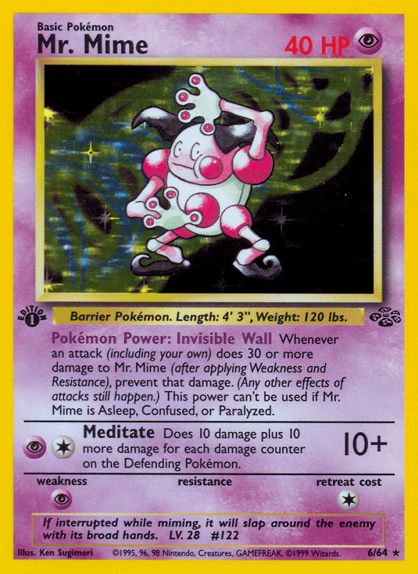 Mr. Mime (Jungle) #6 card art