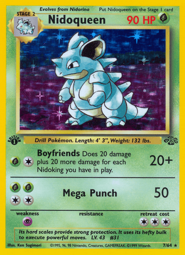 Nidoqueen (Jungle) #7 card art