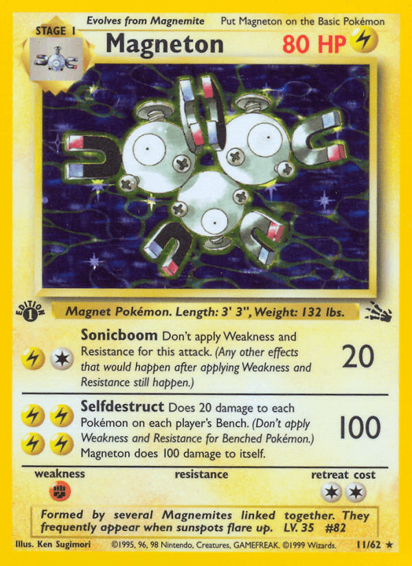 Magneton (Fossil) #11 card art