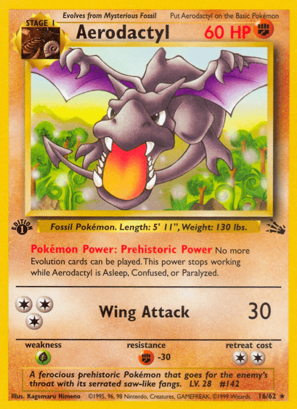 Aerodactyl (Fossil) #16 card art