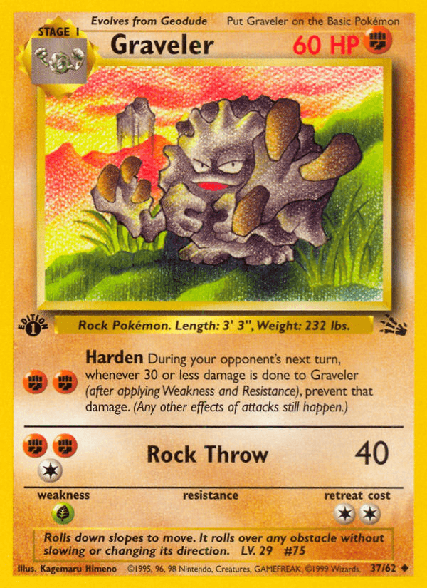 Graveler (Fossil) #37 card art