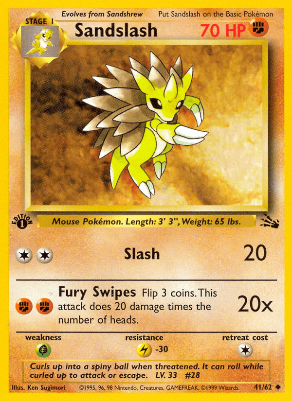 Sandslash (Fossil) #41