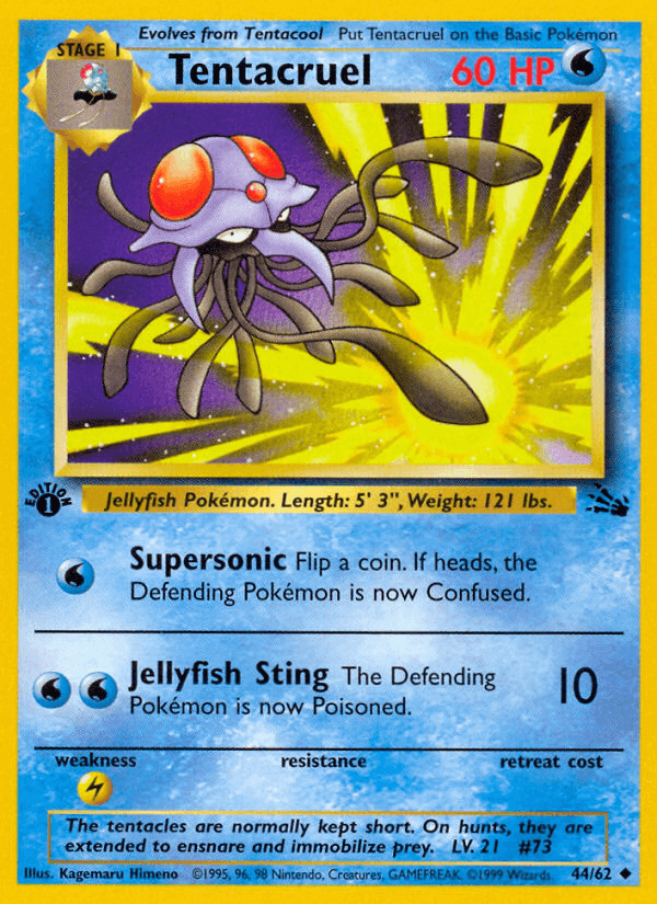 Tentacruel (Fossil) #44 card art