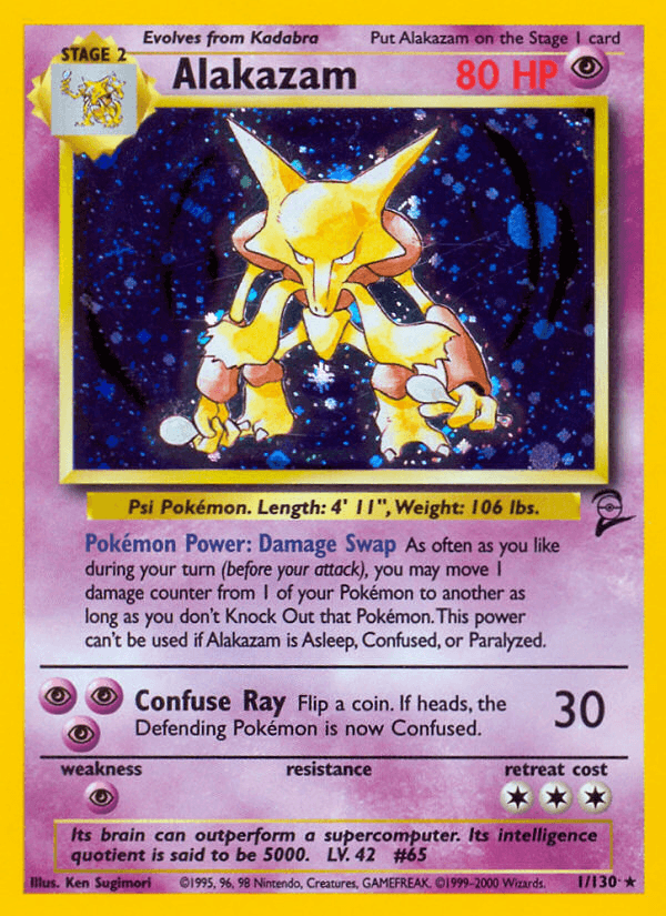 Alakazam (Base Set 2) #1 card art