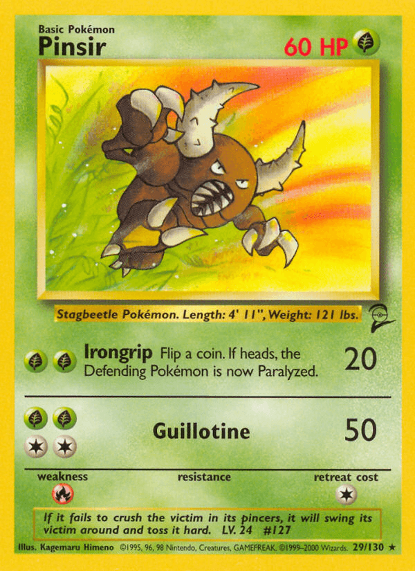 Pinsir (Base Set 2) #29 card art