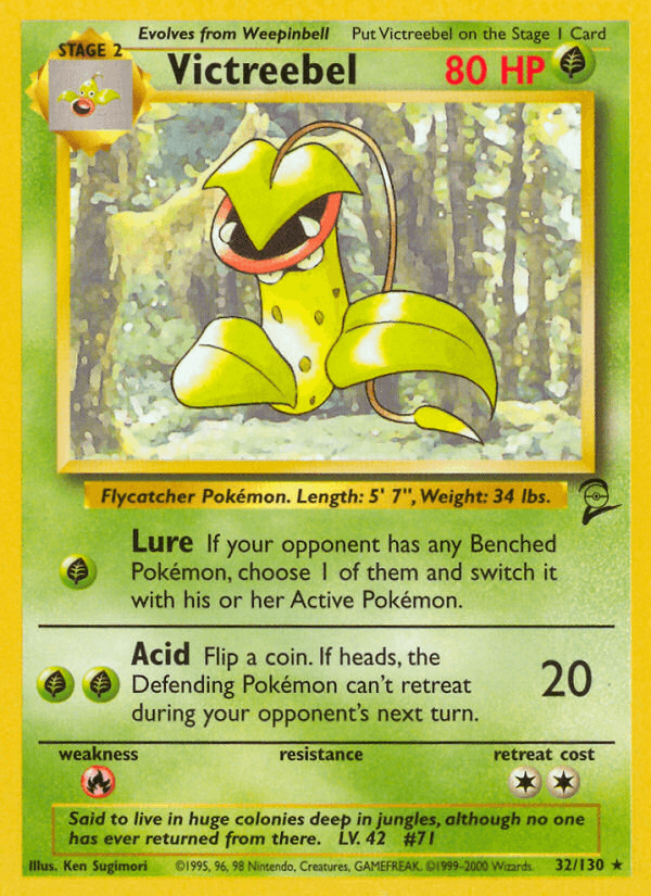 Victreebel (Base Set 2) #32 card art