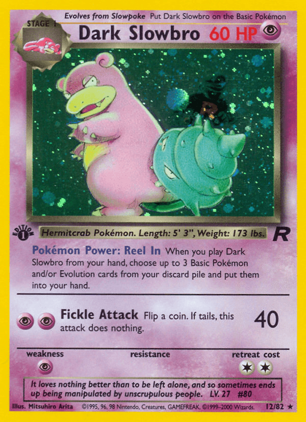 Dark Slowbro (Team Rocket) #12 card art