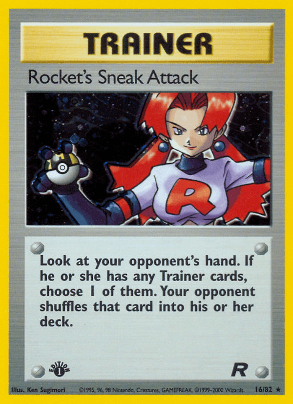 Rocket's Sneak Attack (Team Rocket) #16 card art