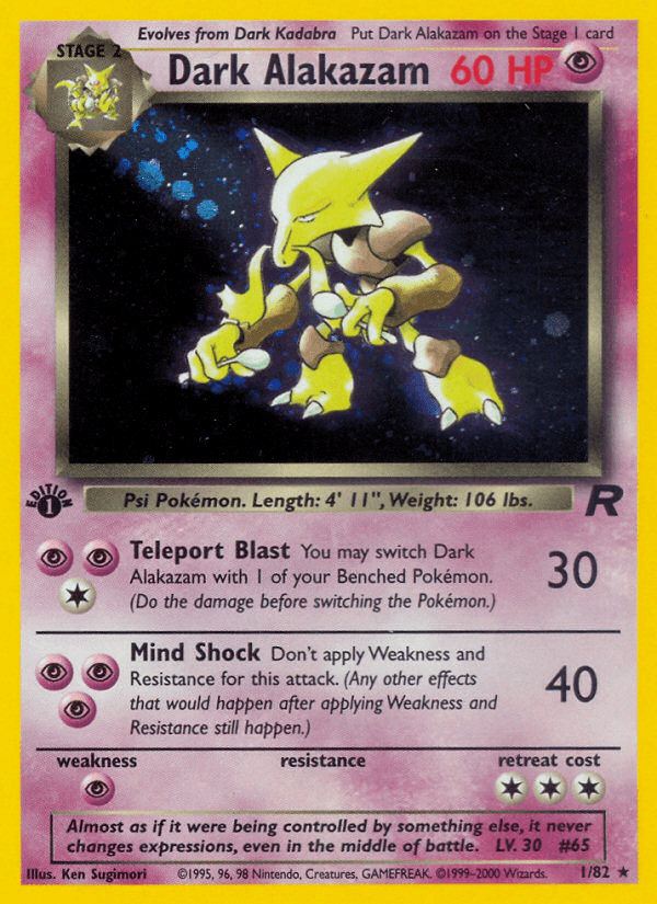 Dark Alakazam (Team Rocket) #1