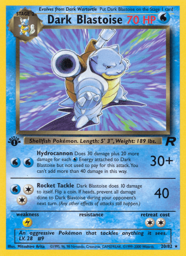 Dark Blastoise (Team Rocket) #20