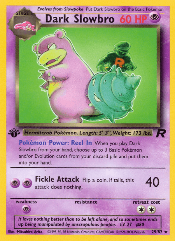 Dark Slowbro (Team Rocket) #29 card art