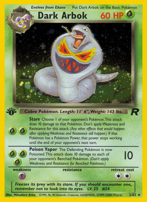 Dark Arbok (Team Rocket) #2 card art