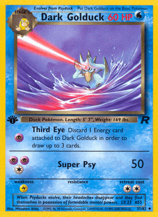 Dark Golduck (Team Rocket) #37 card art