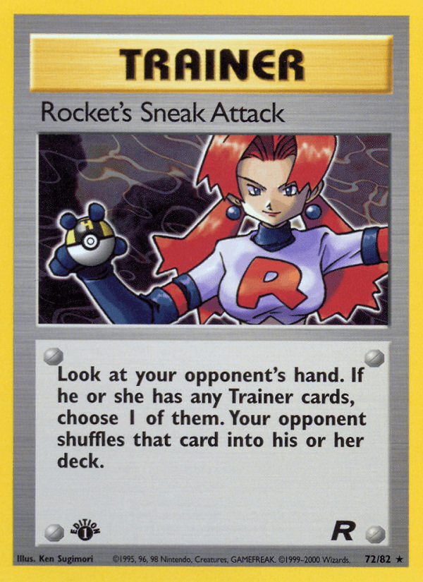 Rocket's Sneak Attack (Team Rocket) #72 card art