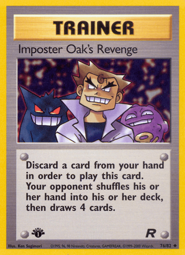 Imposter Oak's Revenge (Team Rocket) #76 card art