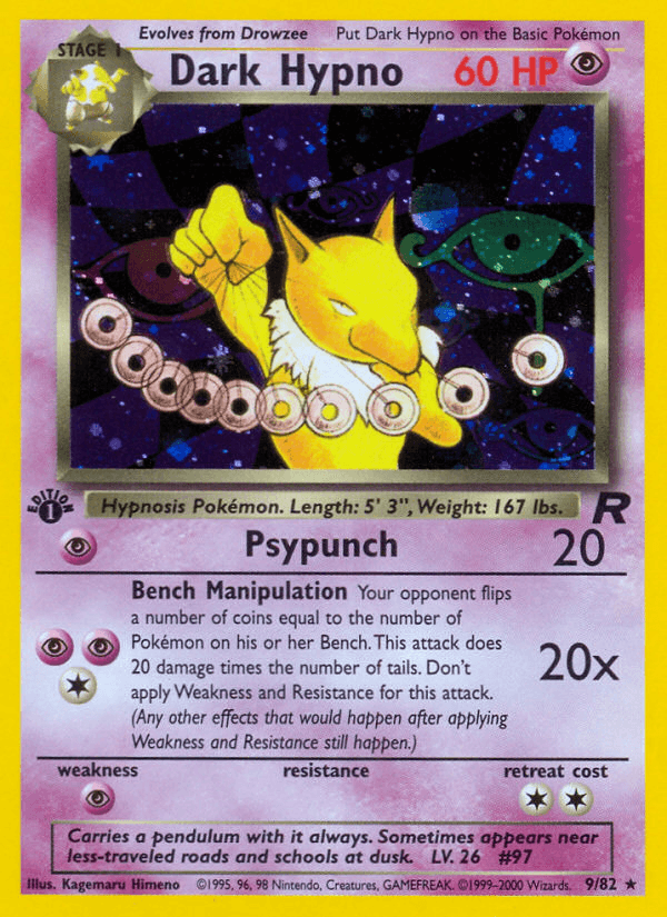 Dark Hypno (Team Rocket) #9 card art