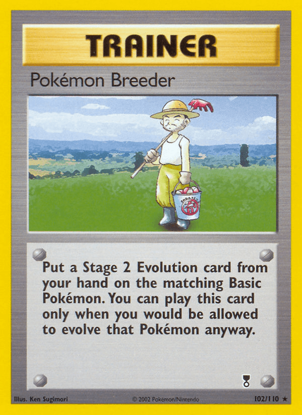 Pokémon Breeder (Legendary Collection) #102 card art