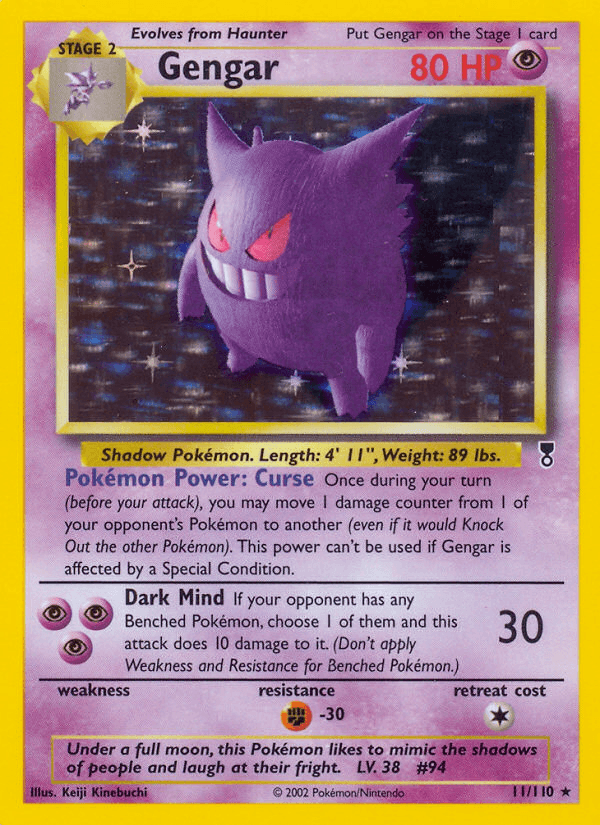 Gengar (Legendary Collection) #11 card art