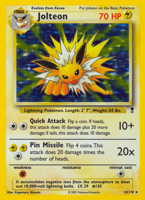 Jolteon (Legendary Collection) #14 card art