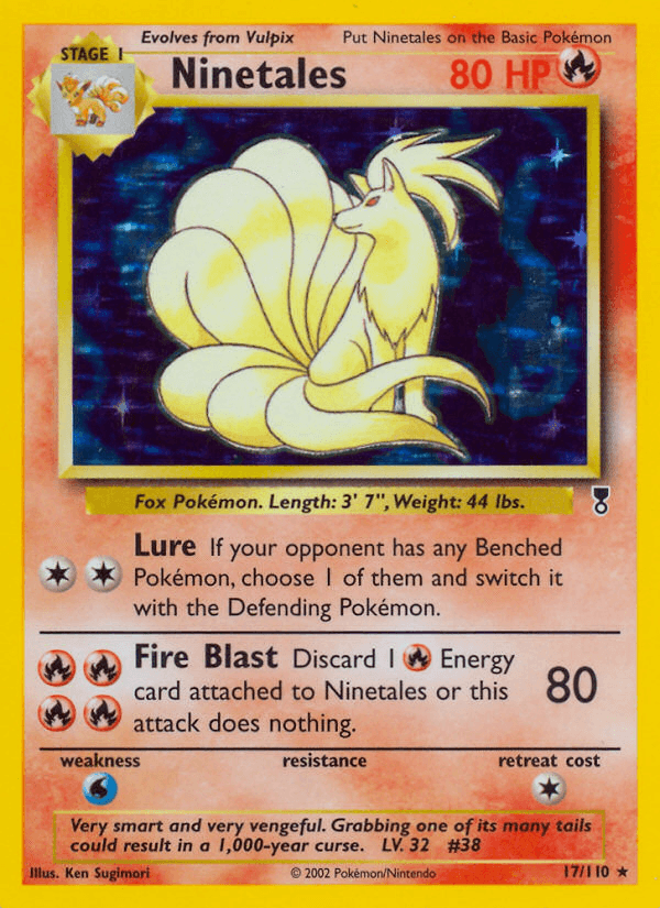 Ninetales (Legendary Collection) #17 card art