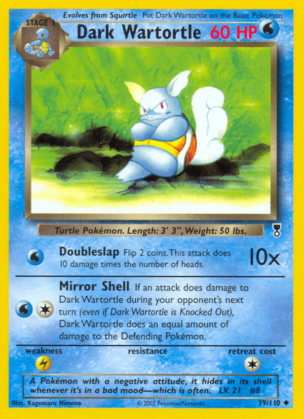 Dark Wartortle (Legendary Collection) #39 card art