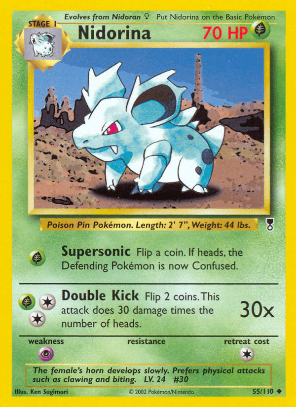 Nidorina (Legendary Collection) #55 card art