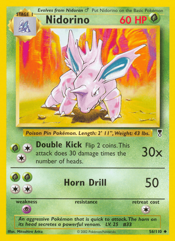Nidorino (Legendary Collection) #56 card art