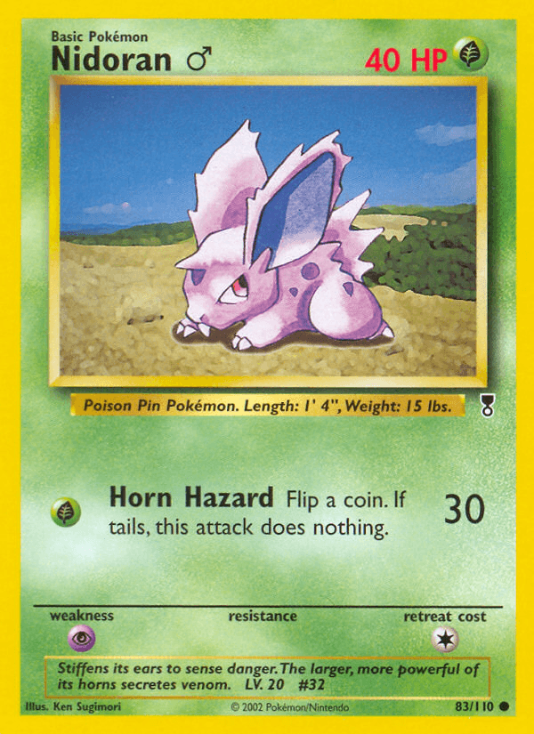 Nidoran ♂ (Legendary Collection) #83 card art