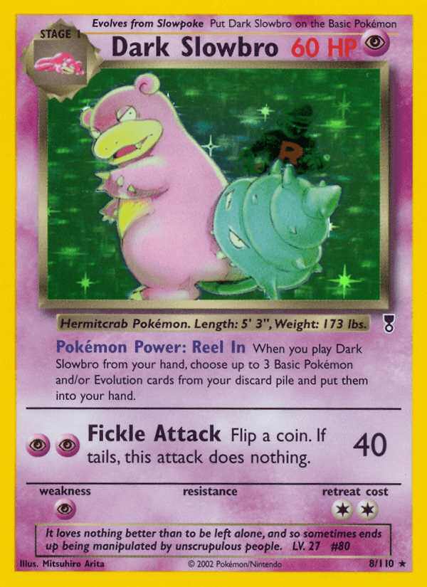 Dark Slowbro (Legendary Collection) #8 card art