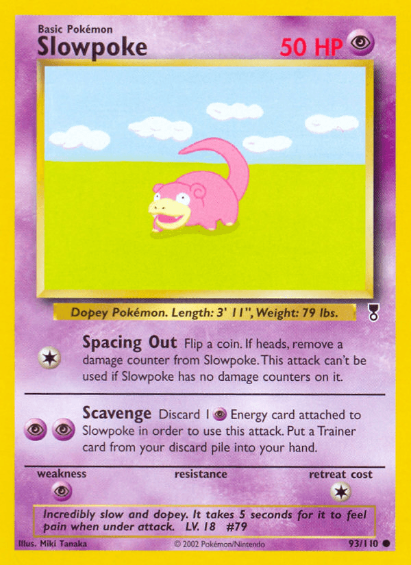Slowpoke (Legendary Collection) #93 card art