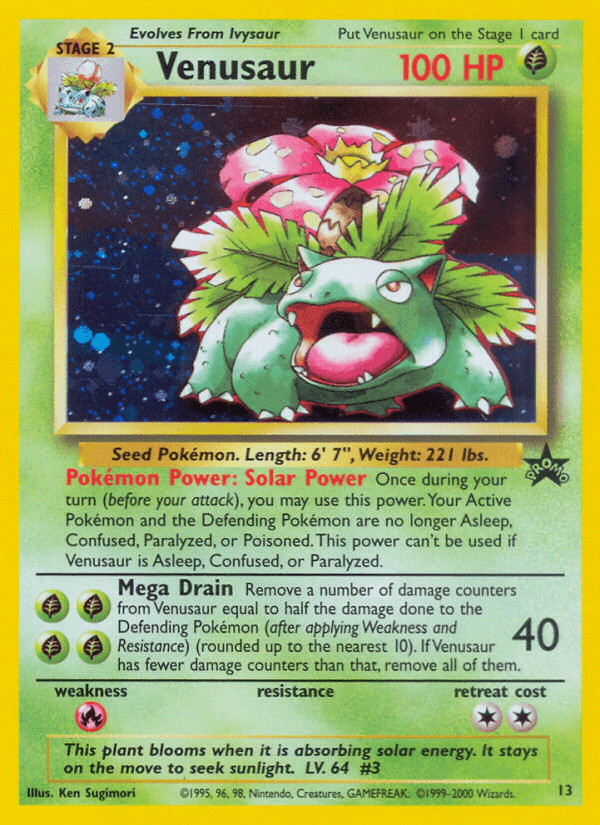 Venusaur (Wizards Black Star Promos) #13