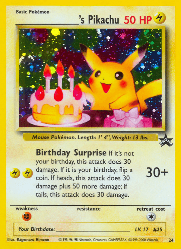 _____'s Pikachu (Wizards Black Star Promos) #24