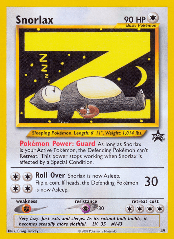 Snorlax (Wizards Black Star Promos) #49