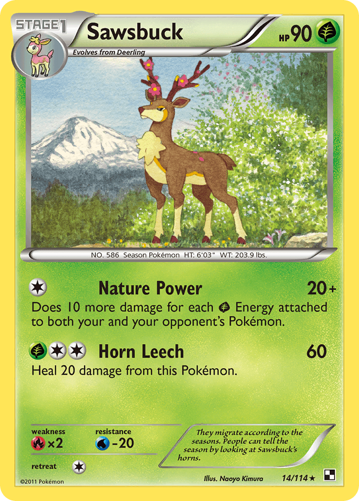 Sawsbuck (Black & White) #14