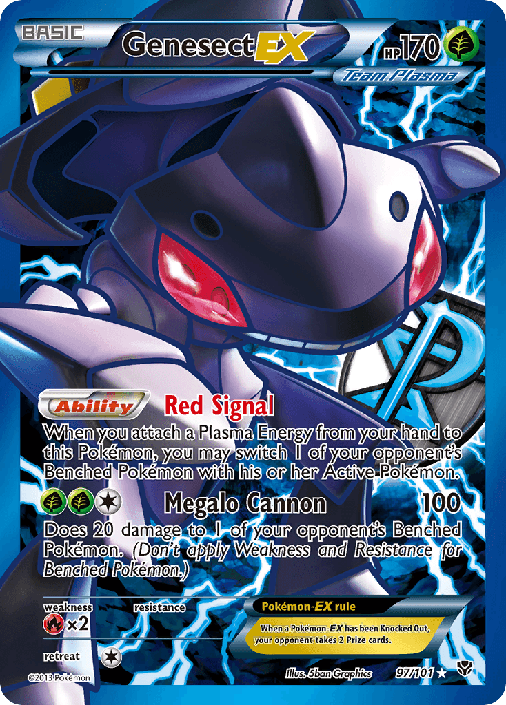 Genesect-EX (Plasma Blast) #97